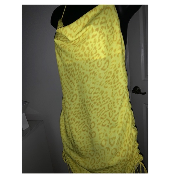 RESA Allie Mini dress in yellow leopard print—NWT - Picture 5 of 8